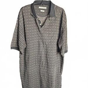 Robert Stock Large Polo Shirt with Pattern